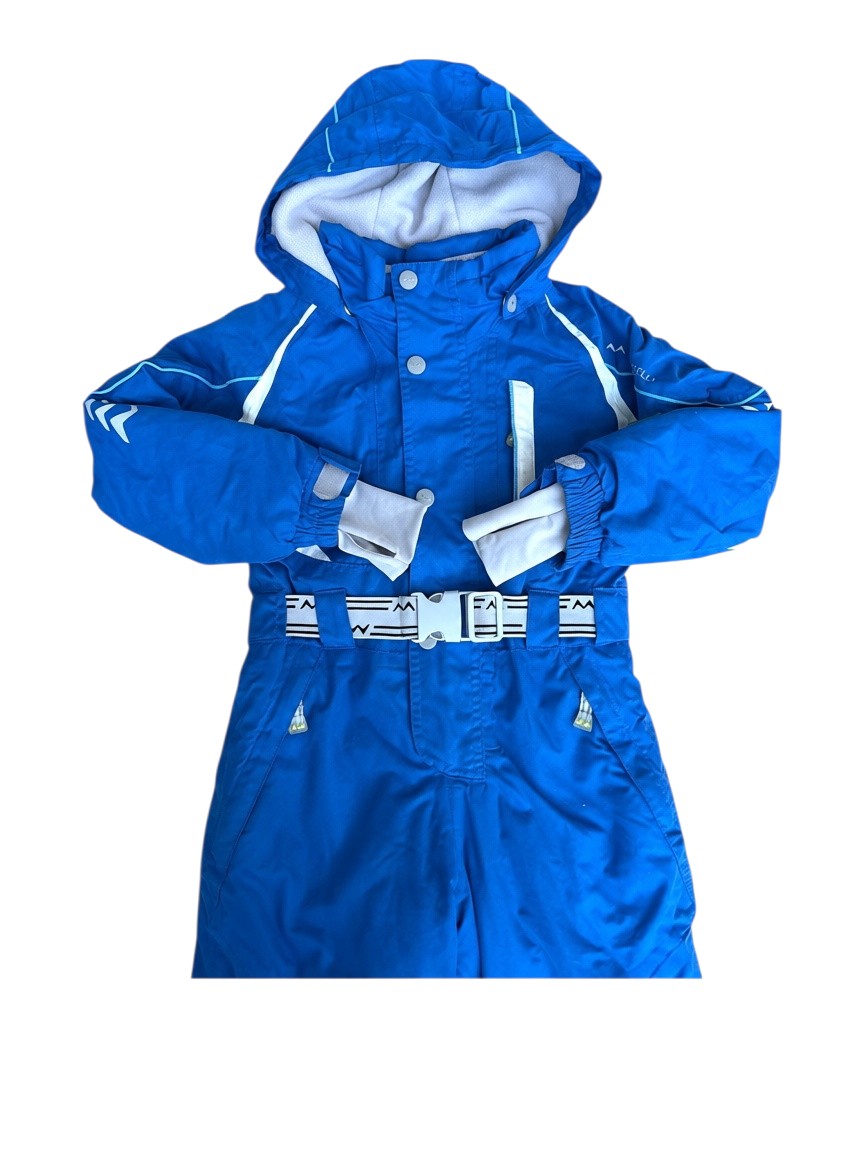 Marc Girardelli Boy Royal Blue Hooded Ski Suit, 4Y / 104 - second hand baby clothing