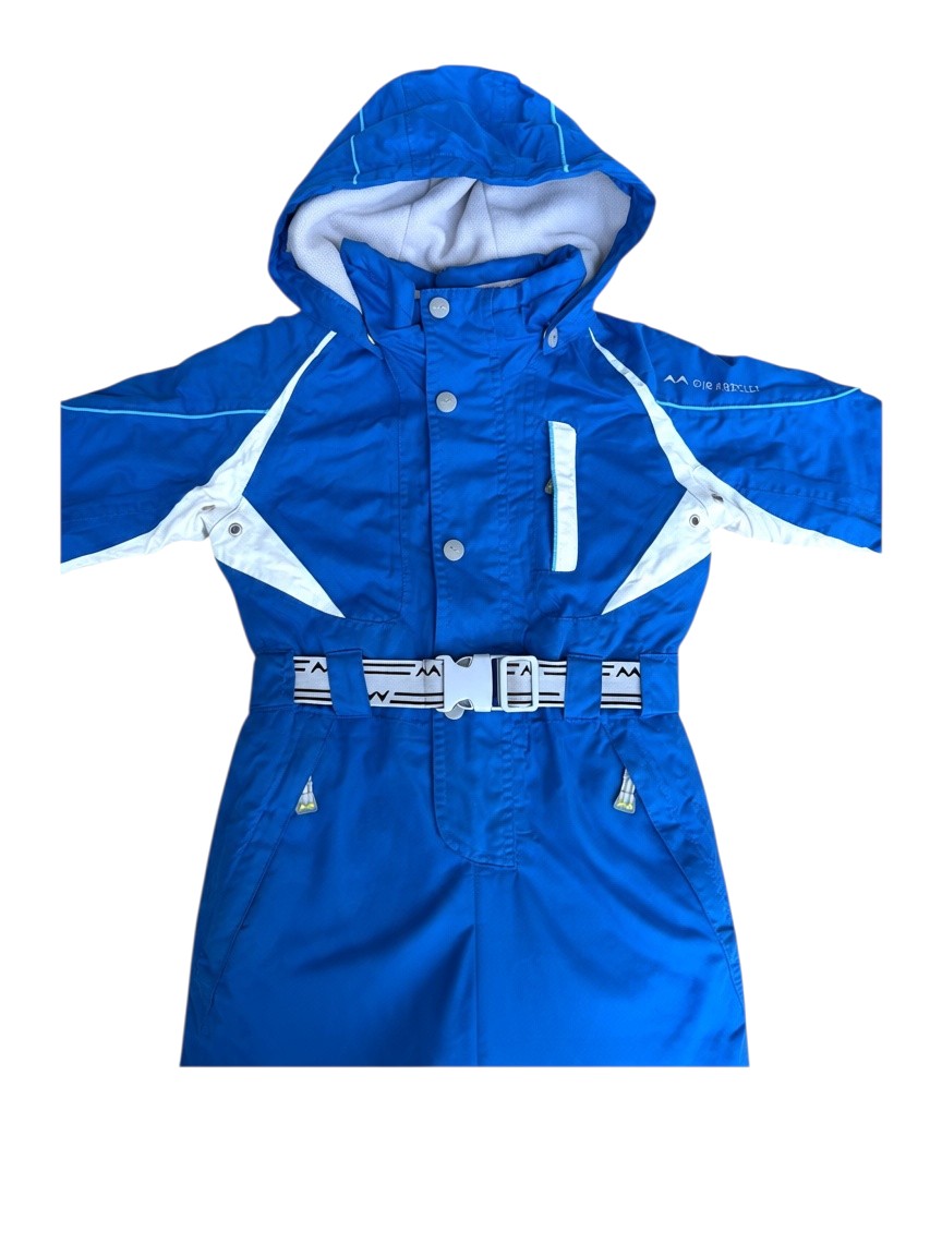 Marc Girardelli Boy Royal Blue Hooded Ski Suit, 4Y / 104 - second hand baby clothing