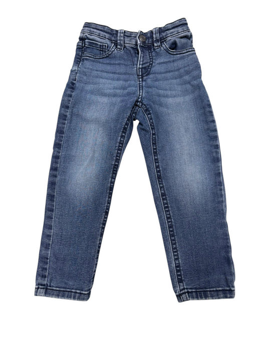 Mayoral Boys Blue Washed Denim Slim Jeans, 3Y / 98 - second hand baby clothing