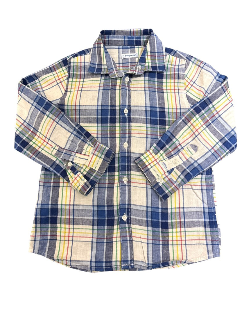 Mayoral Multicolor Plaid Shirt (5Y / 110)