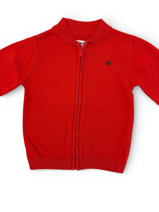 Mayoral Red Zip Cardigan (24M / 92)
