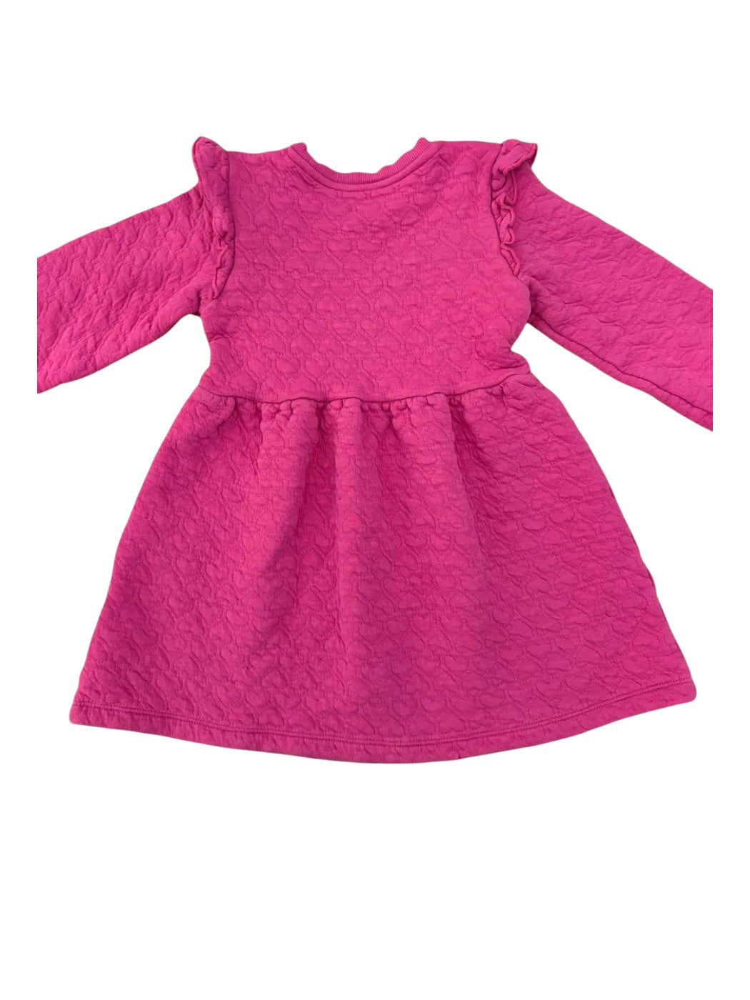 Mini Boden Magenta Quilted Dress (5-6Y)