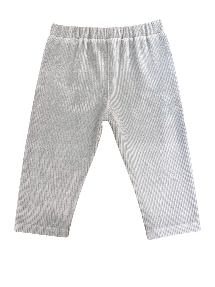 My First Chicco Beige Sailboat Top & Grey Corduroy Pants Set size 12M / 76 - second hand baby clothing