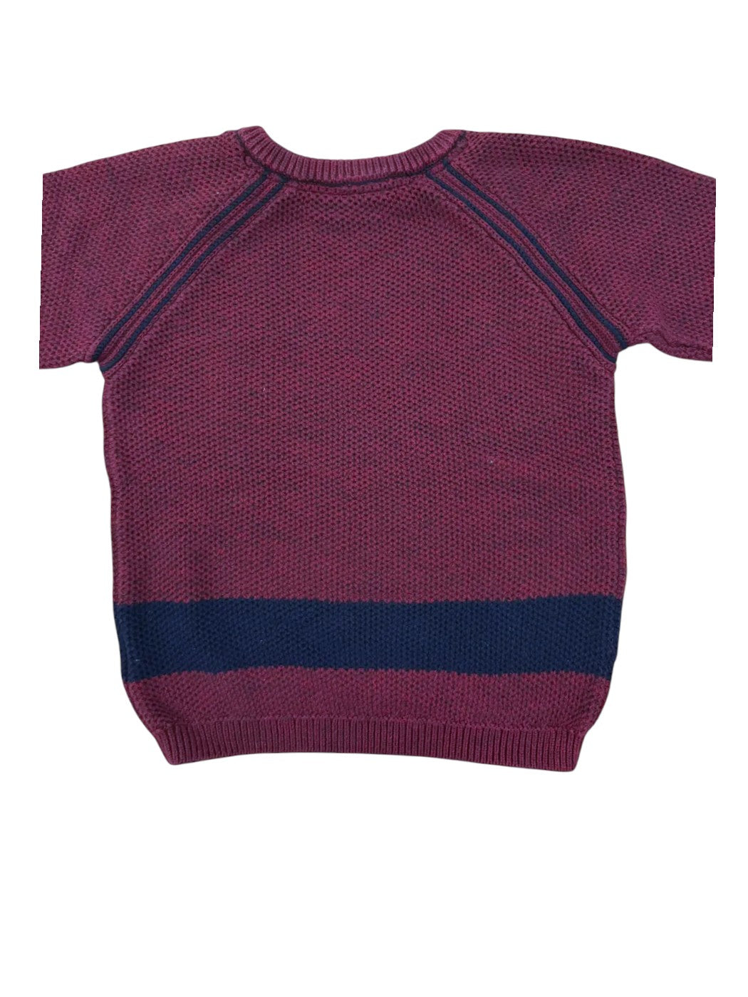 Name It Burgundy Navy Sweater size 4-5Y/110 - second hand baby clothing