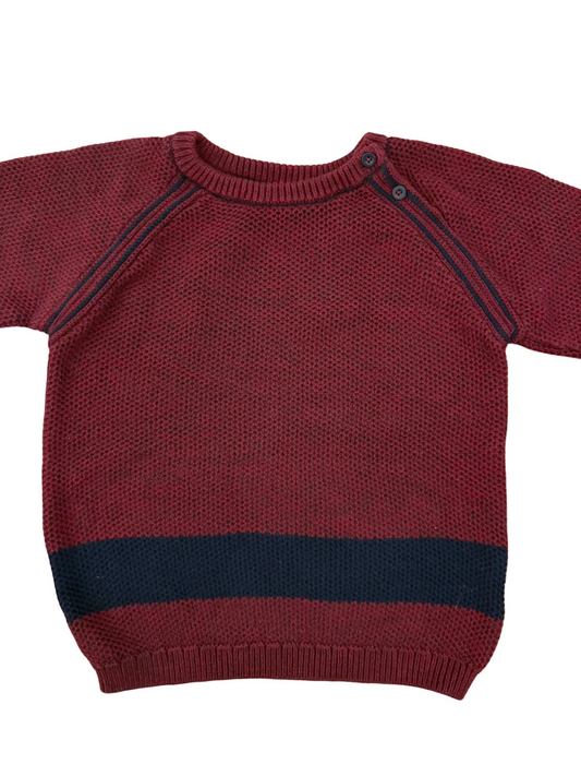 Name It Burgundy Navy Sweater (4-5Y/110)