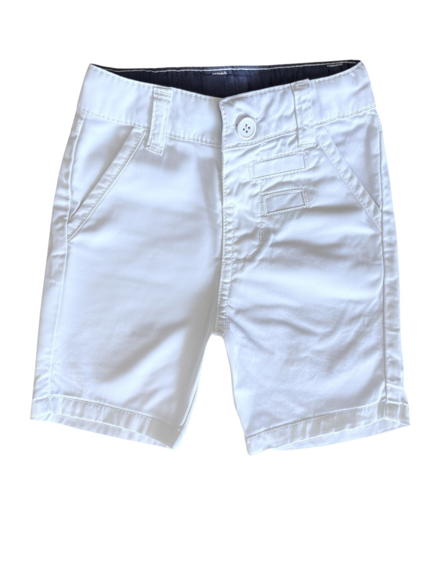 Nanica White Shorts (9-12M)