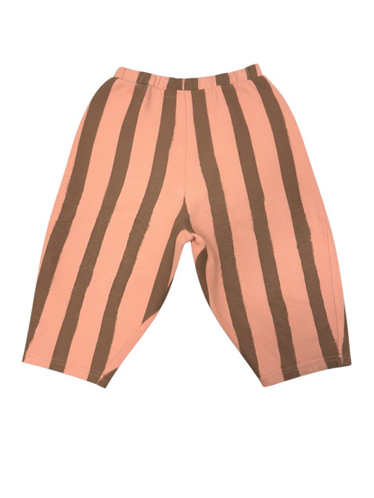 Next Girl Pink & Taupe Striped Pants, 2-3Y - second hand baby clothing
