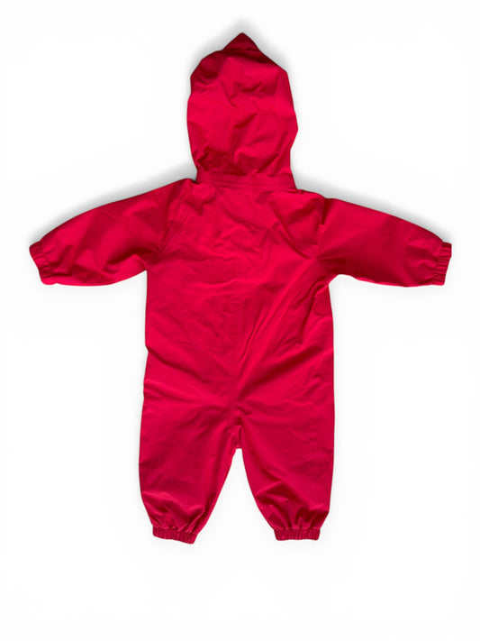 Combinaison de pluie rouge Next (9-12 mois)