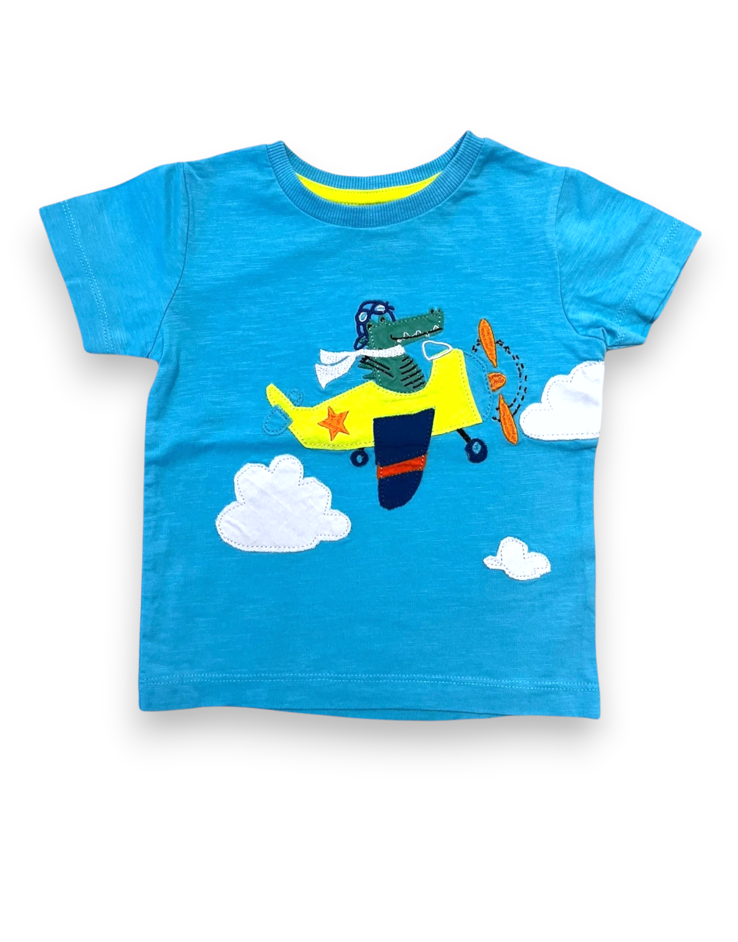 Next Crocodile Pilot T-Shirt size 82 - second hand baby clothing