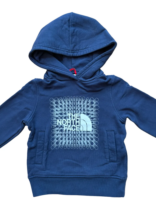 The North Face Navy Logo Hoodie (Youth XS)