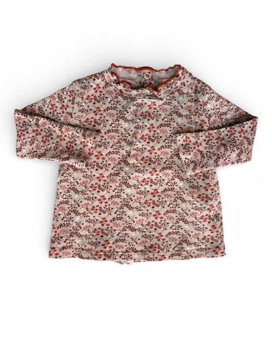 Obaibi Floral Long-Sleeve Shirt (6M)