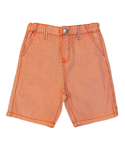 Obaïbi Red Striped Shorts size 23M - second hand baby clothing