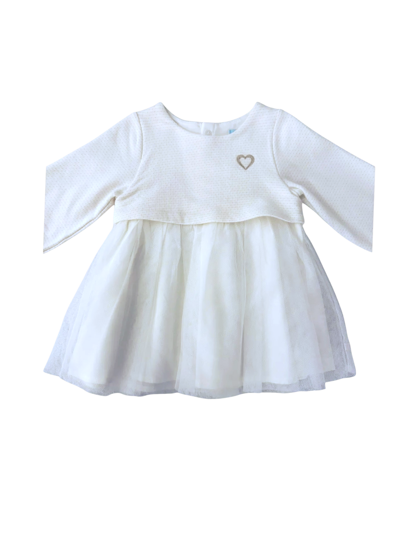 Obaïbi White Ceremony Dress size 18M - second hand baby clothing