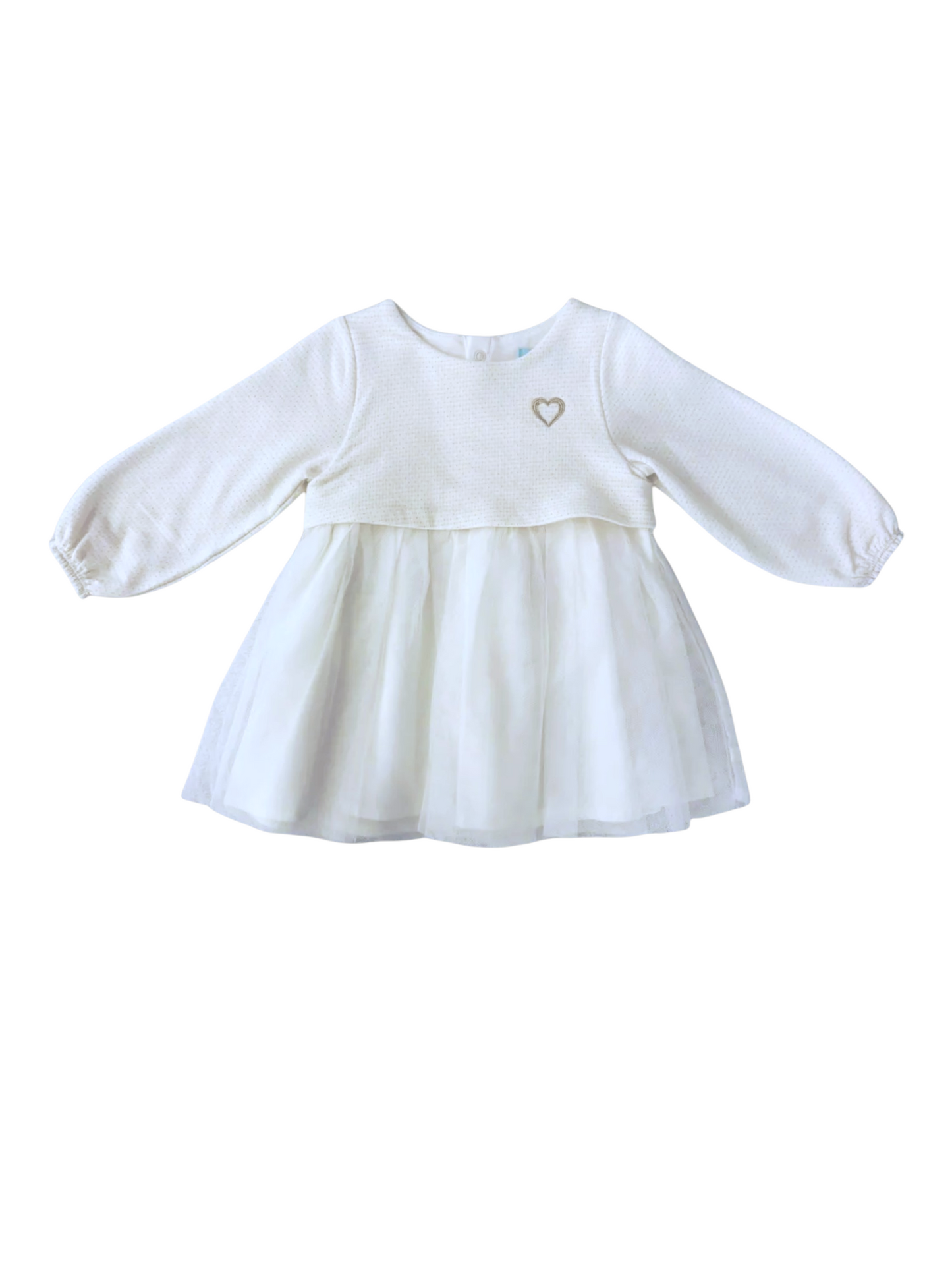 Obaïbi White Ceremony Dress size 18M - second hand baby clothing