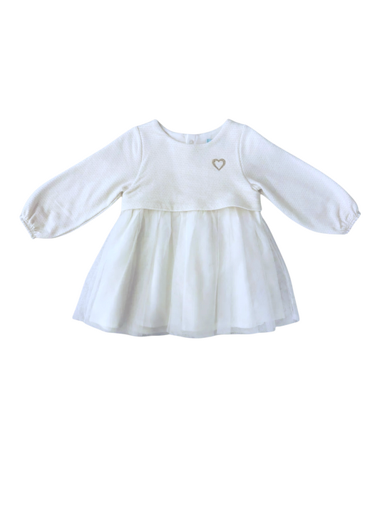 Obaïbi White Ceremony Dress size 18M - second hand baby clothing