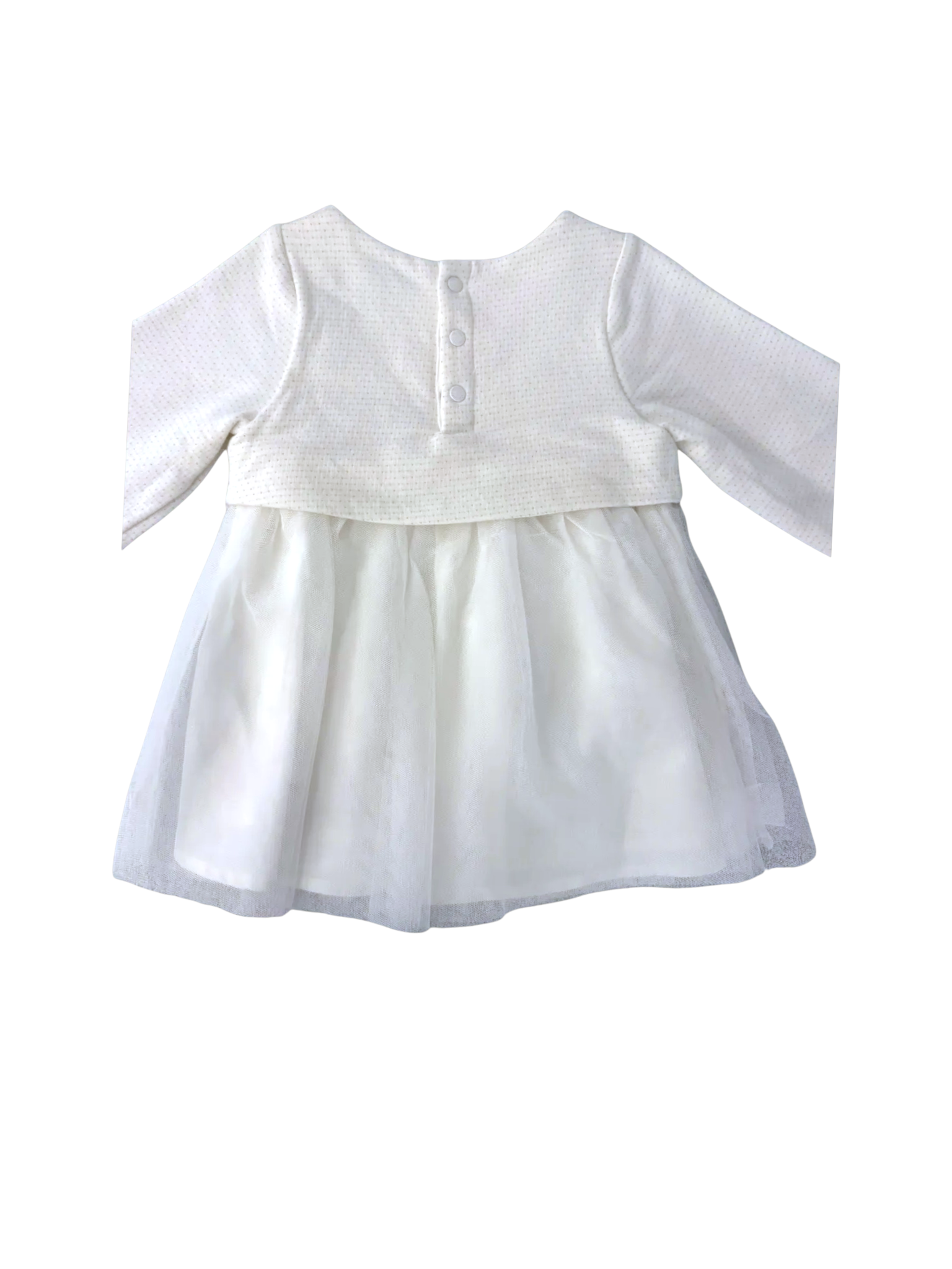 Obaïbi White Ceremony Dress size 18M - second hand baby clothing