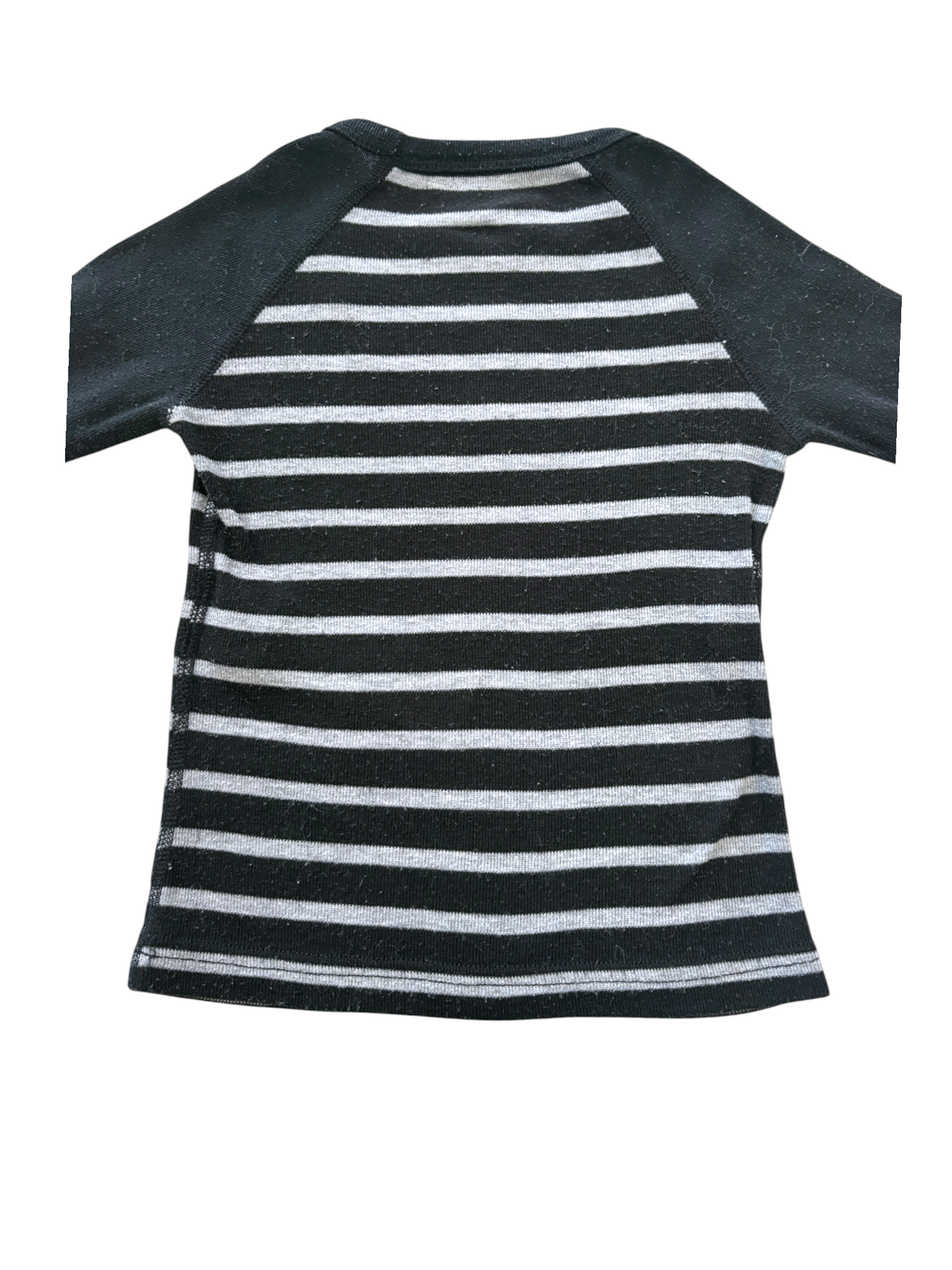 Odlo Unisex Black & Grey Stripe Base Layer Set, 92