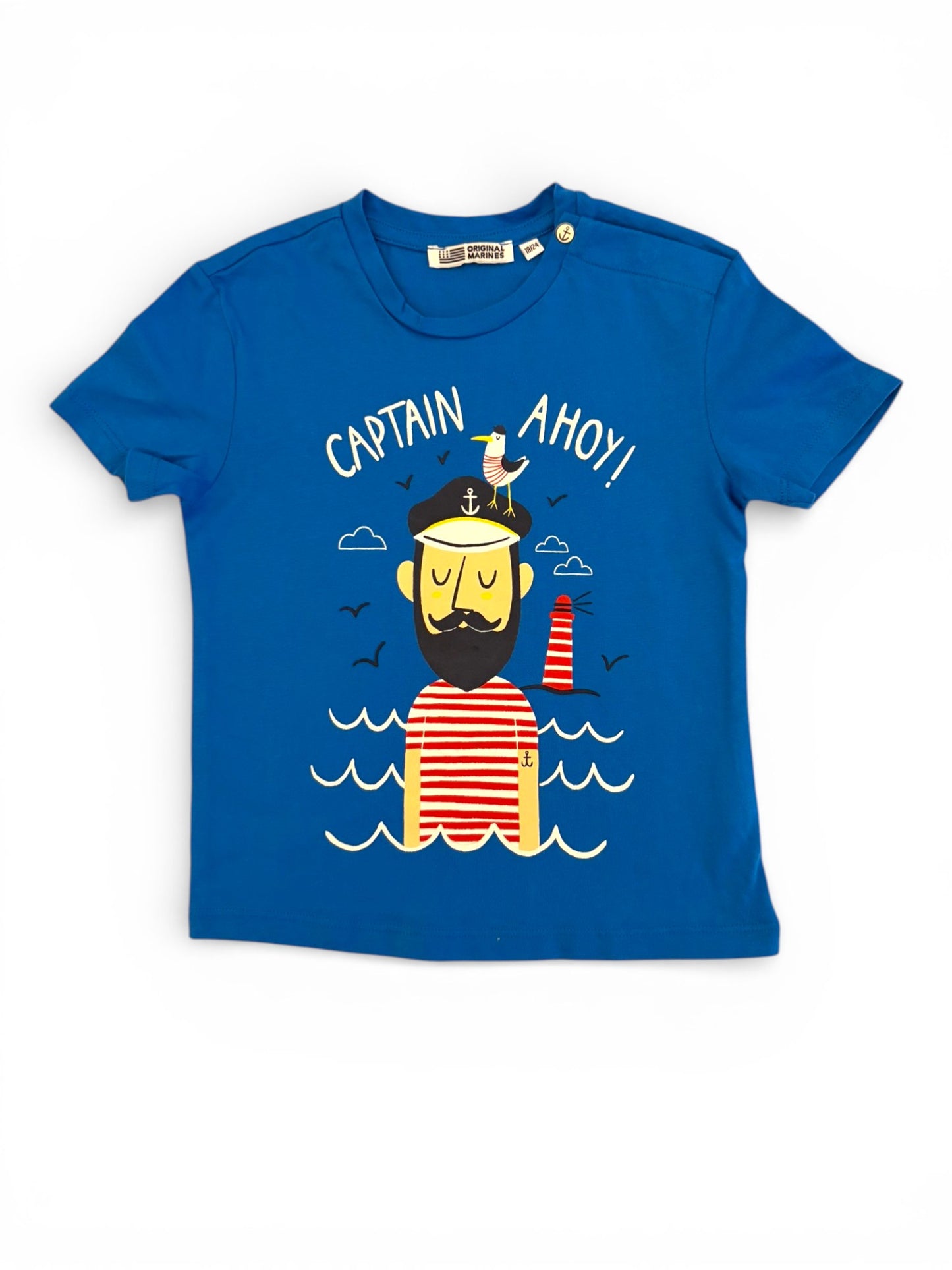 Original Marines Blue Captain Ahoy T-Shirt (18-24M)