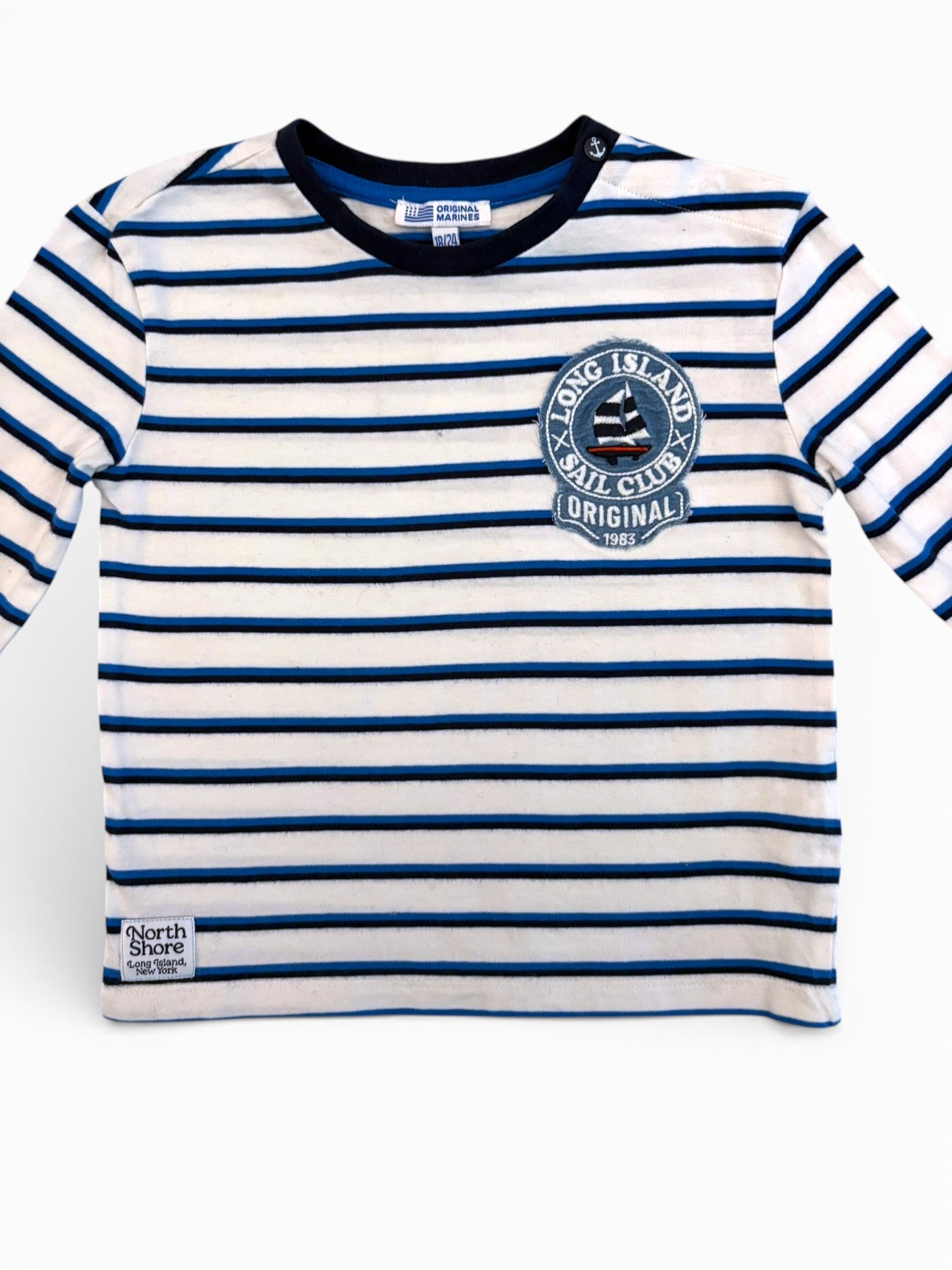 Original Marines Blue Stripes Sail Club Shirt (18-24M)