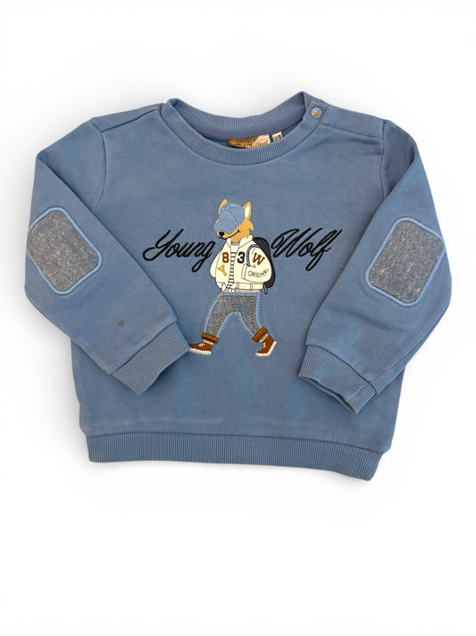 Original Marines Light Blue Young Wolf Sweatshirt (12-18M)