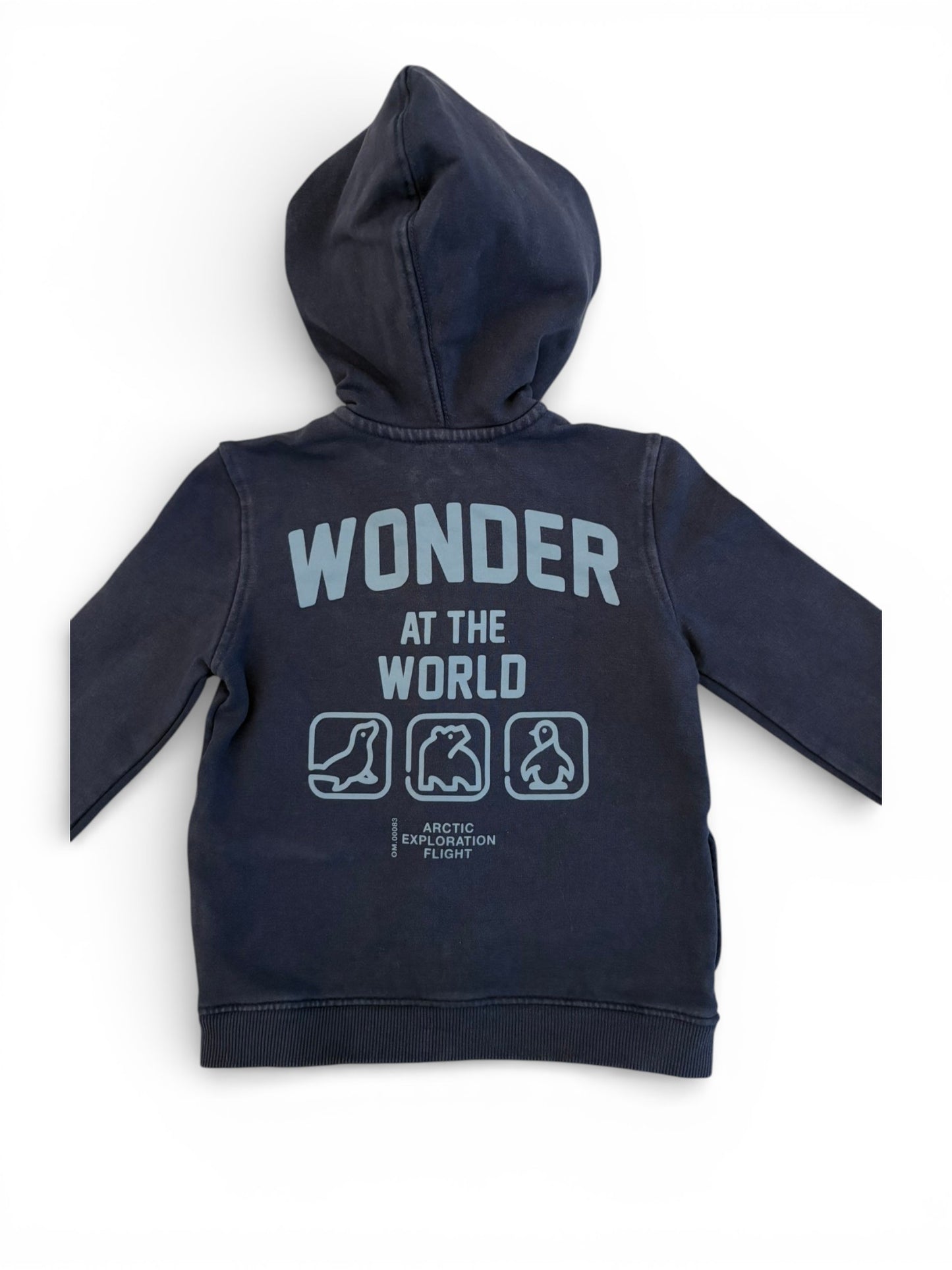 Original Marines Navy Hooded Sweatshirt (18-24M / 86)