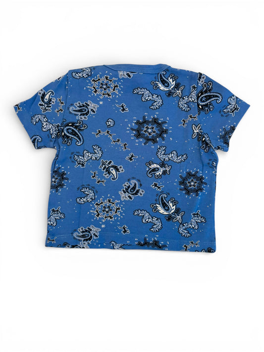 Petit Bateau Blue Bandana Print T-Shirt (6M / 67)