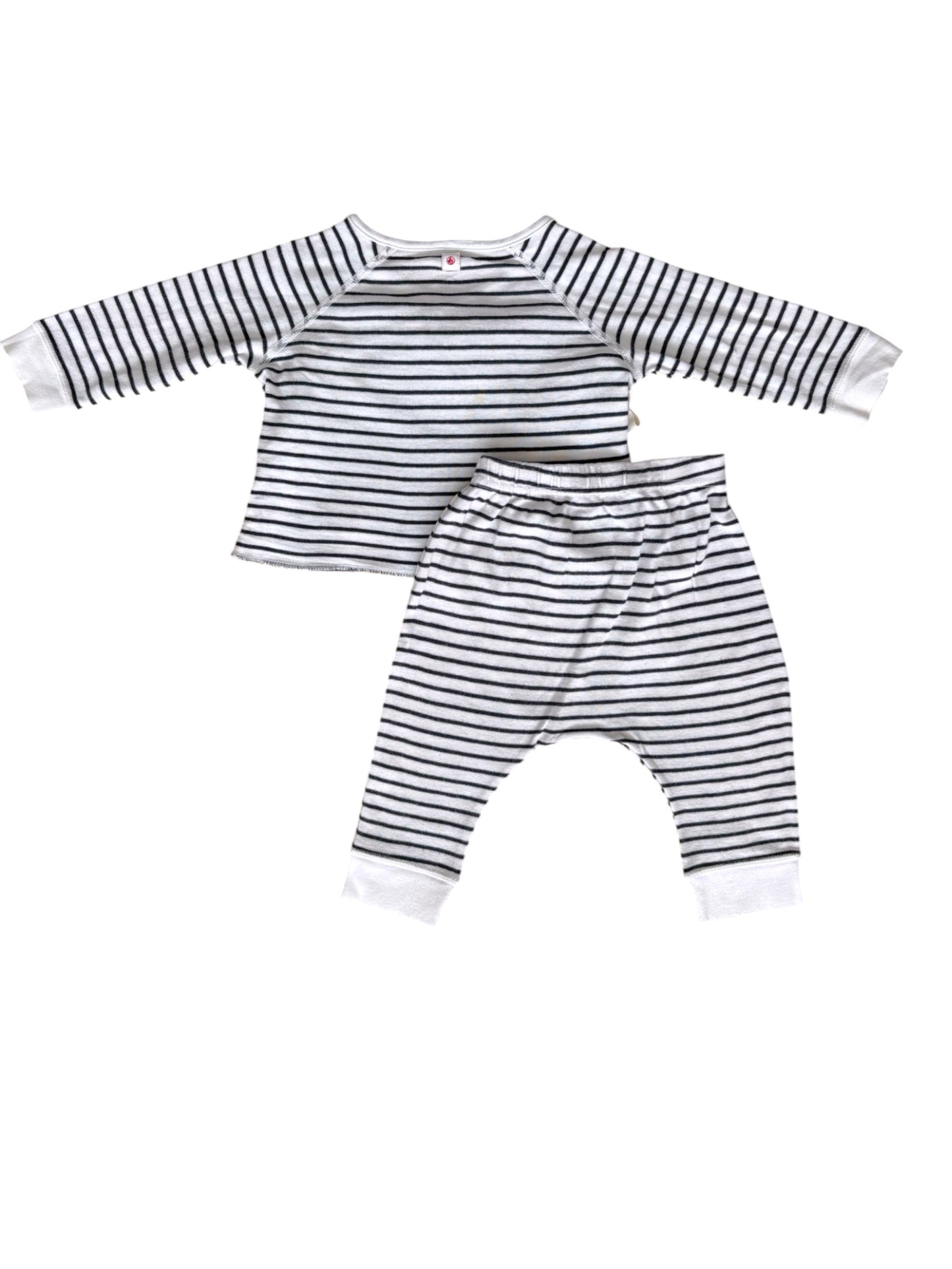 Petit Bateau Striped Set (6M / 67)