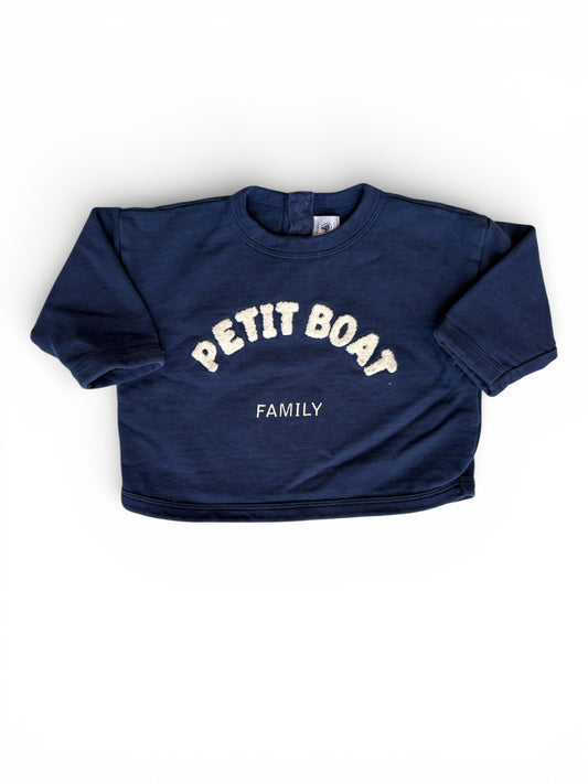 Petit Bateau Navy Sweatshirt (18M)