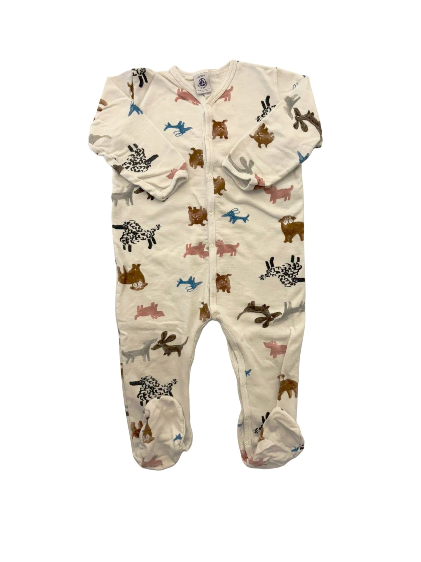 Petit Bateau Animal Print Pajamas (24M)