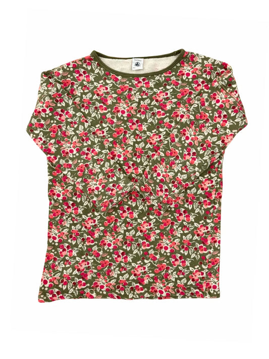 Petit Bateau Green Floral Tunic (6Y)