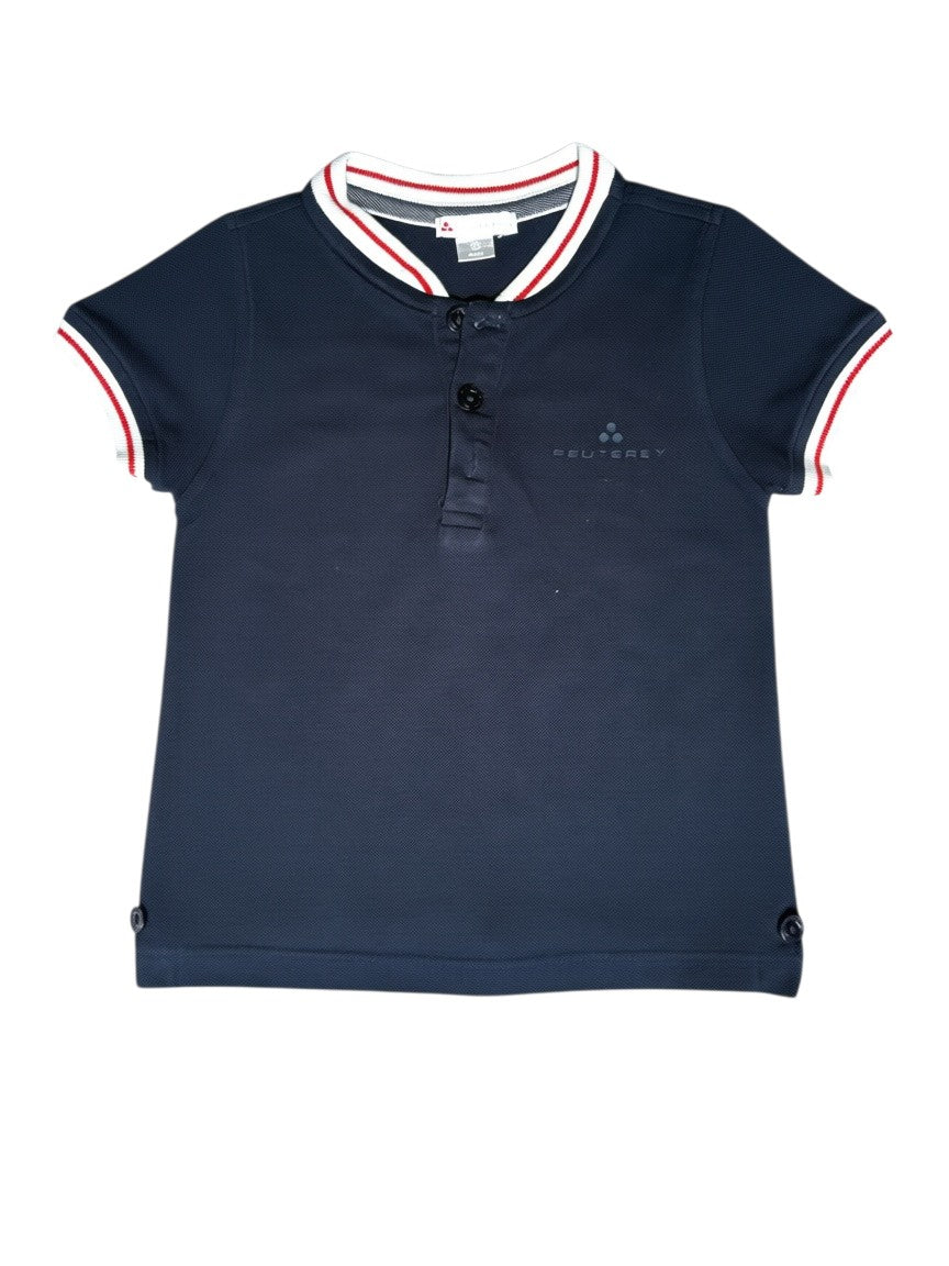 Peuterey Navy Polo size 18M - second hand baby clothing