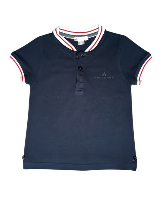 Peuterey Navy Polo size 18M - second hand baby clothing