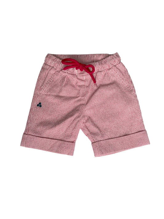 Peuterey Rot-Weiß gestreifte Shorts (18M)
