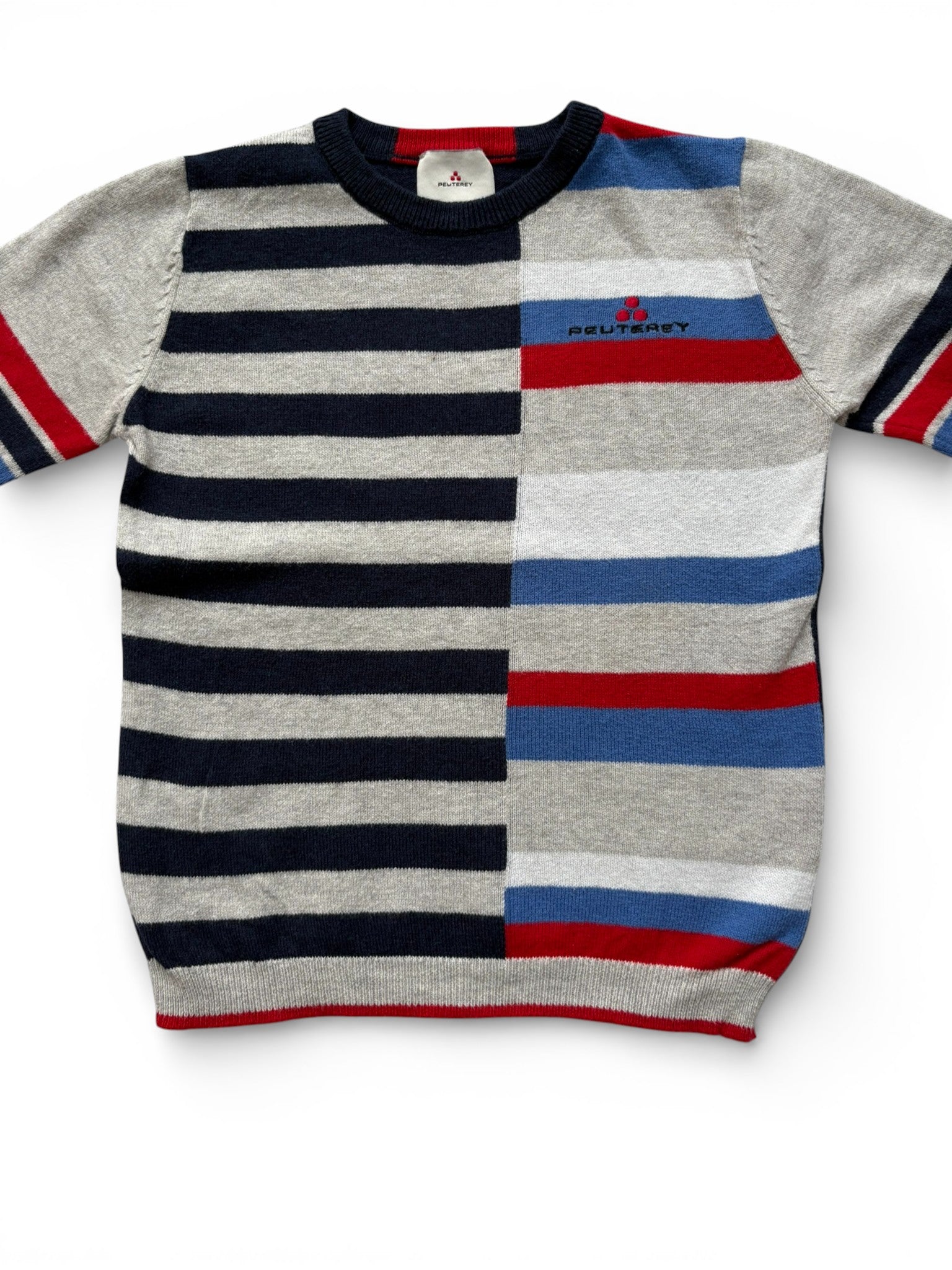 Peuterey Striped Cotton Cashmere Sweater size 4Y / 104 - second hand baby clothing