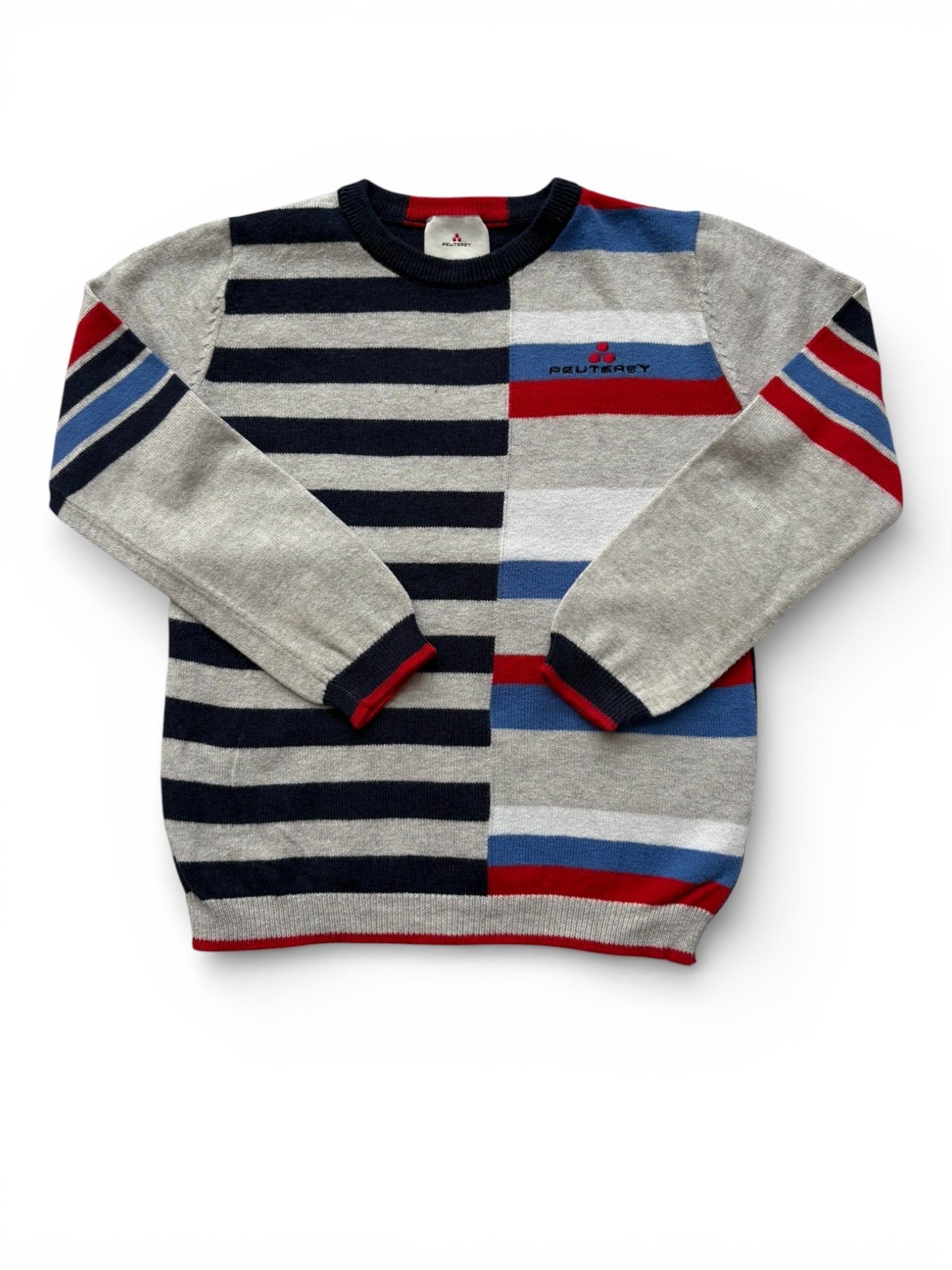 Peuterey Striped Cotton Cashmere Sweater size 4Y / 104 - second hand baby clothing
