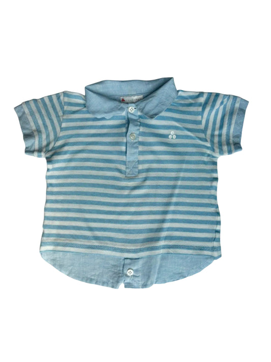 Peuterey Blue Striped Polo (12M)