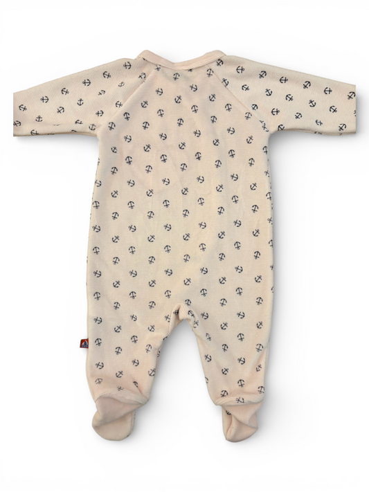 Pyjama Picco Mini Ancre Rose (6M / 68)
