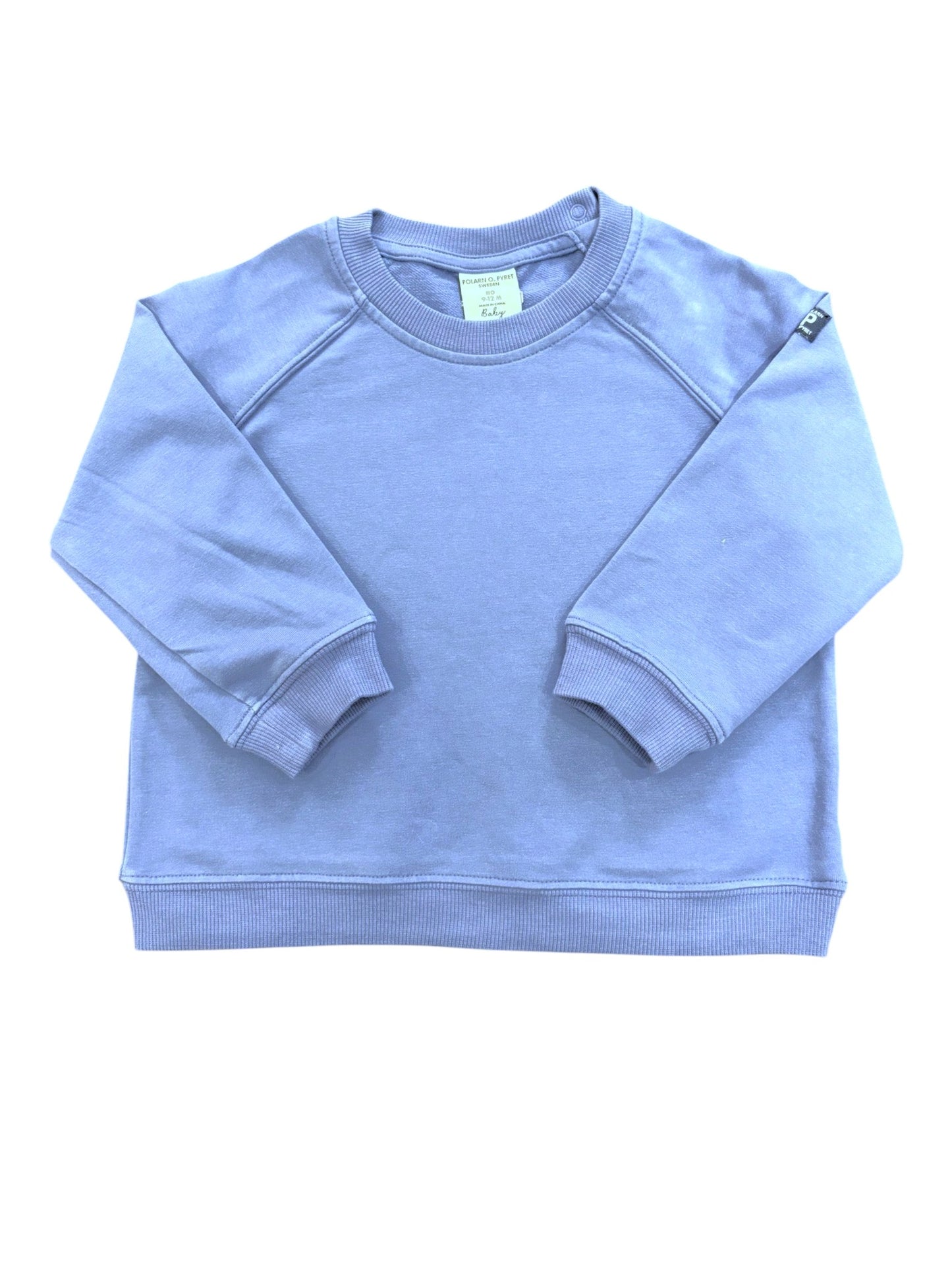 Polarn O. Pyret Hellblauer Pullover (9-12M)