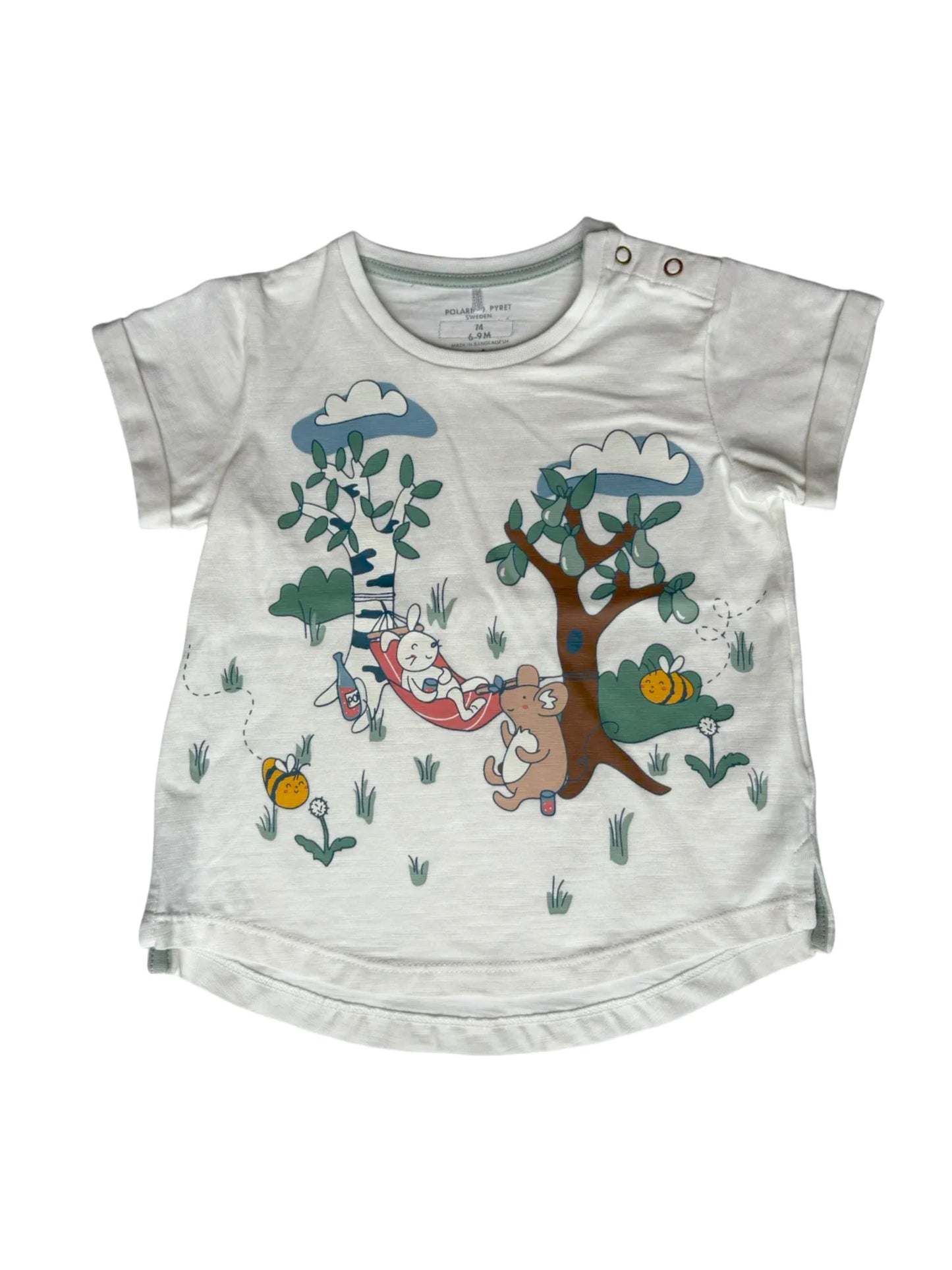 Polarn O. Pyret Forest Scene T-Shirt (6-9M / 74cm)