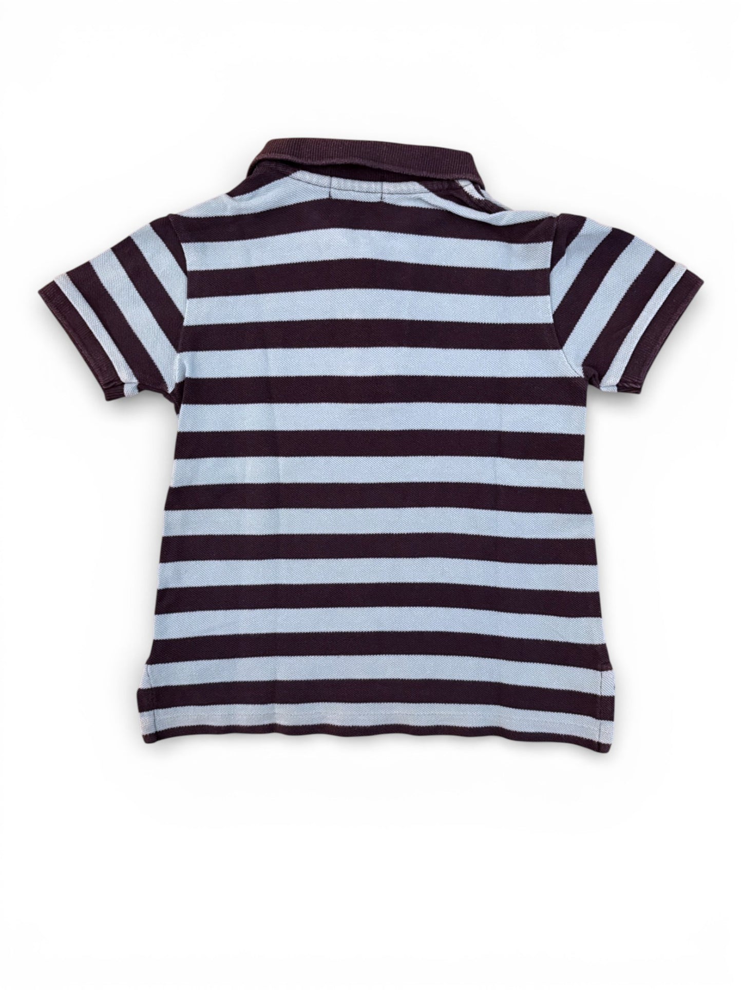 Polo Ralph Lauren Blue & Navy Striped Polo Shirt (3Y)