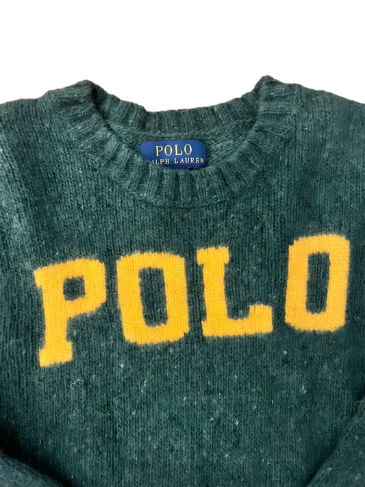 Polo Ralph Lauren Green Sweater (7Y)