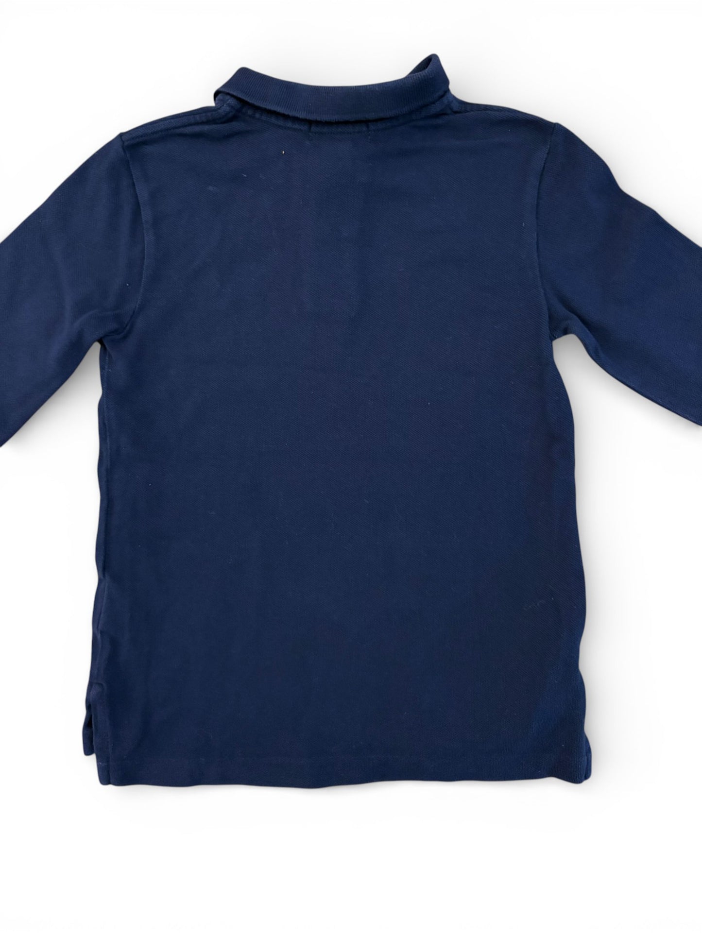 Polo Ralph Lauren Navy Long Sleeve Polo Shirt (4Y)
