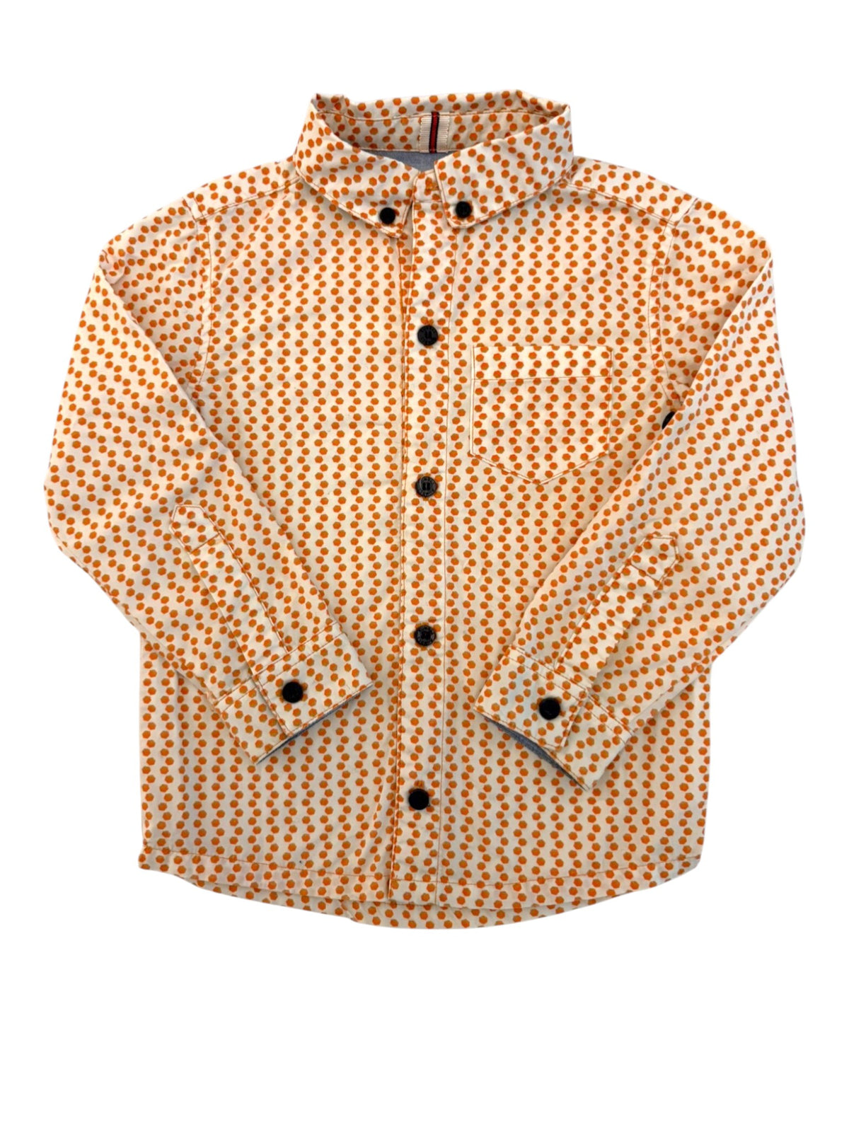 Rumbl Orange Print Shirt size 4Y - second hand baby clothing