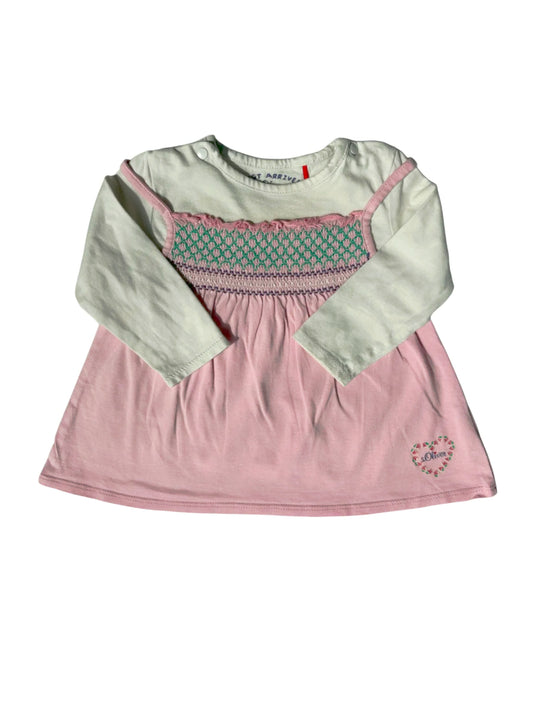 S.Oliver Smocked Tunic Dress (3M / 62cm)