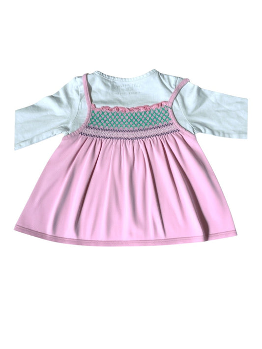 S.Oliver Smocked Tunic Dress size 3M / 62cm - second hand baby clothing