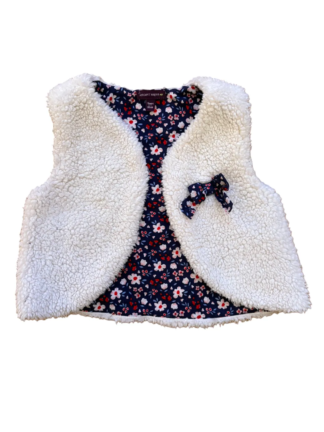 Sergeant Major Sherpa-Weste in Creme (18M / 80)
