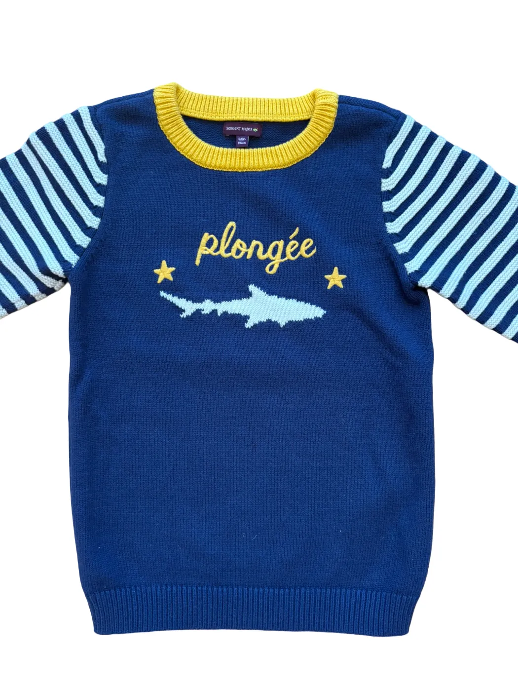 Sergent Major Navy Shark Plongée Sweater (6Y / 116)