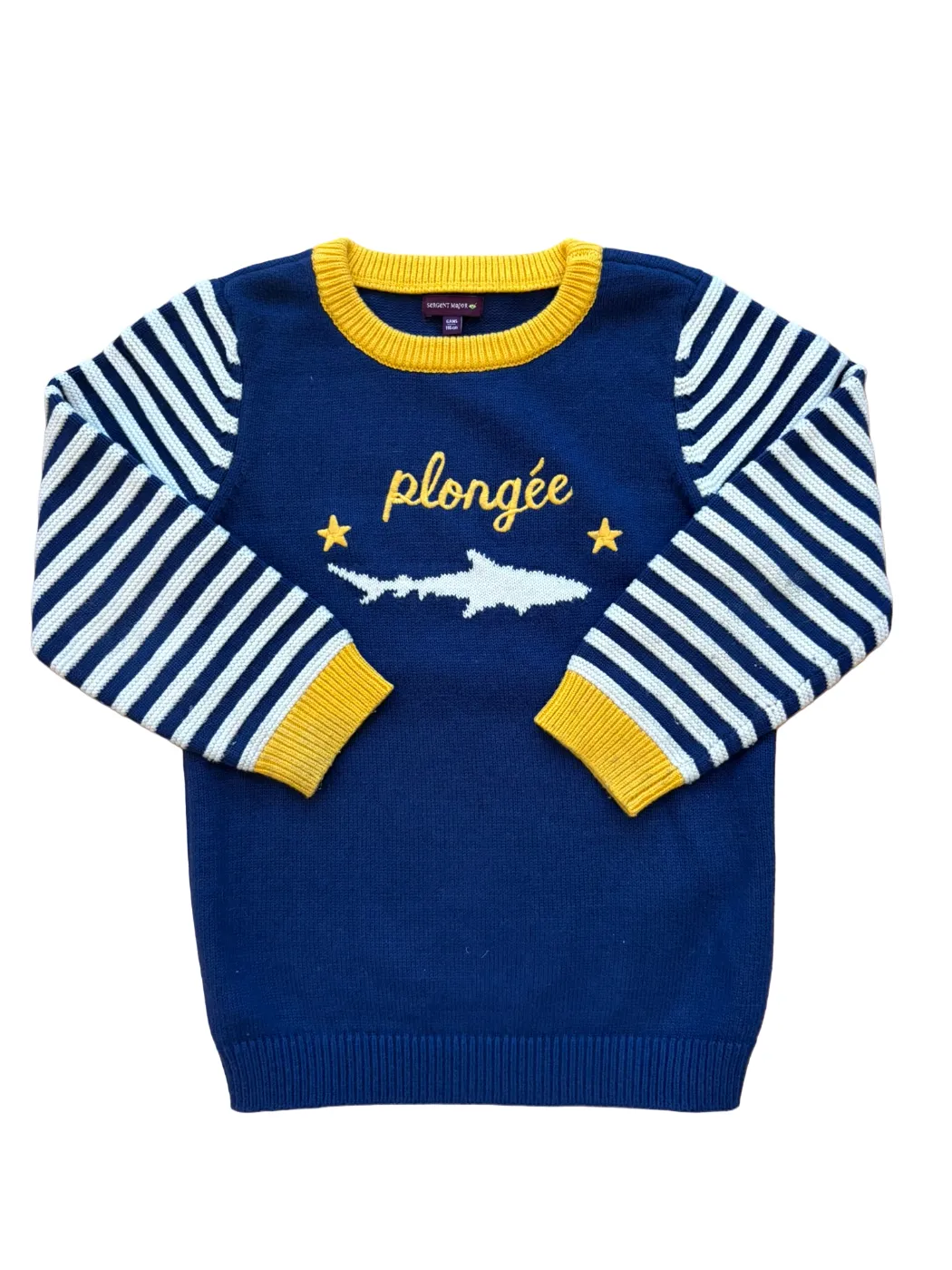 Sergent Major Navy Shark Plongée Sweater (6Y / 116)