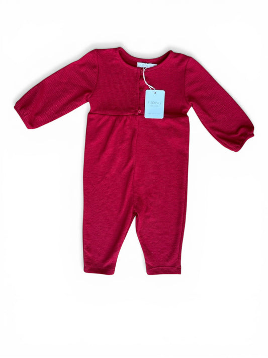Sfera Red Long Sleeve Romper (12-18M)