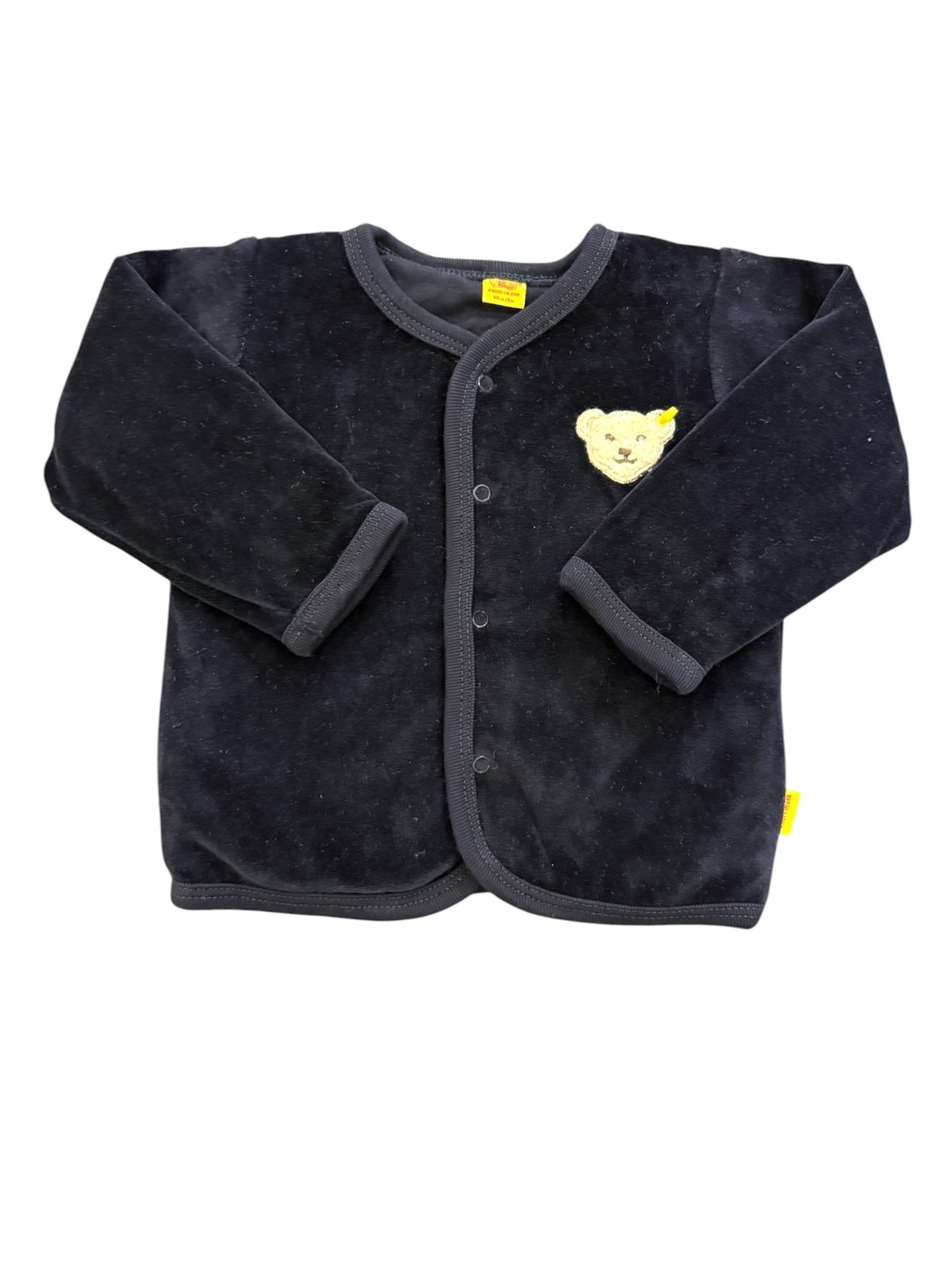 Veste en velours noir Steiff (6 mois)